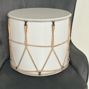 White and Gold Professional Drum
